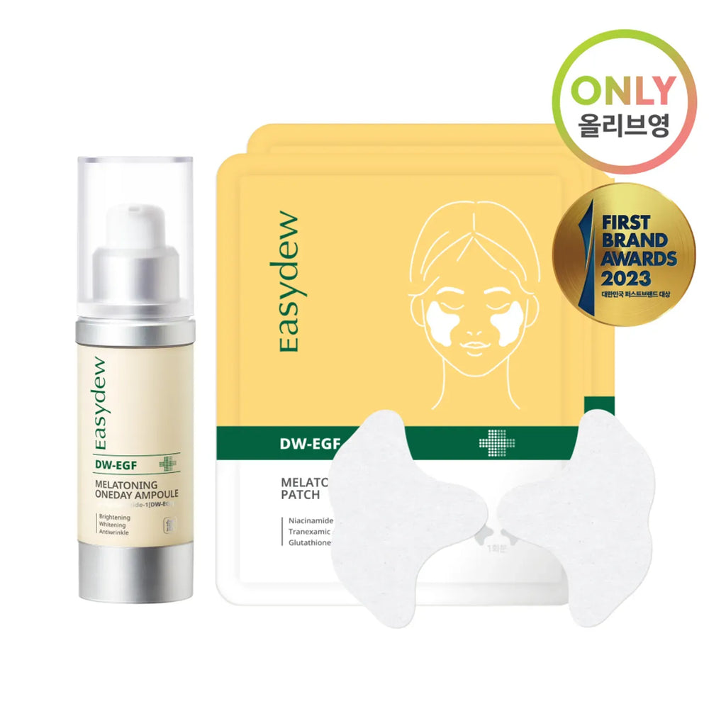 easydew DW-EGF Melatoning One Day Ampoule 12mL Special Set (+Melatoning Patch 2P)
