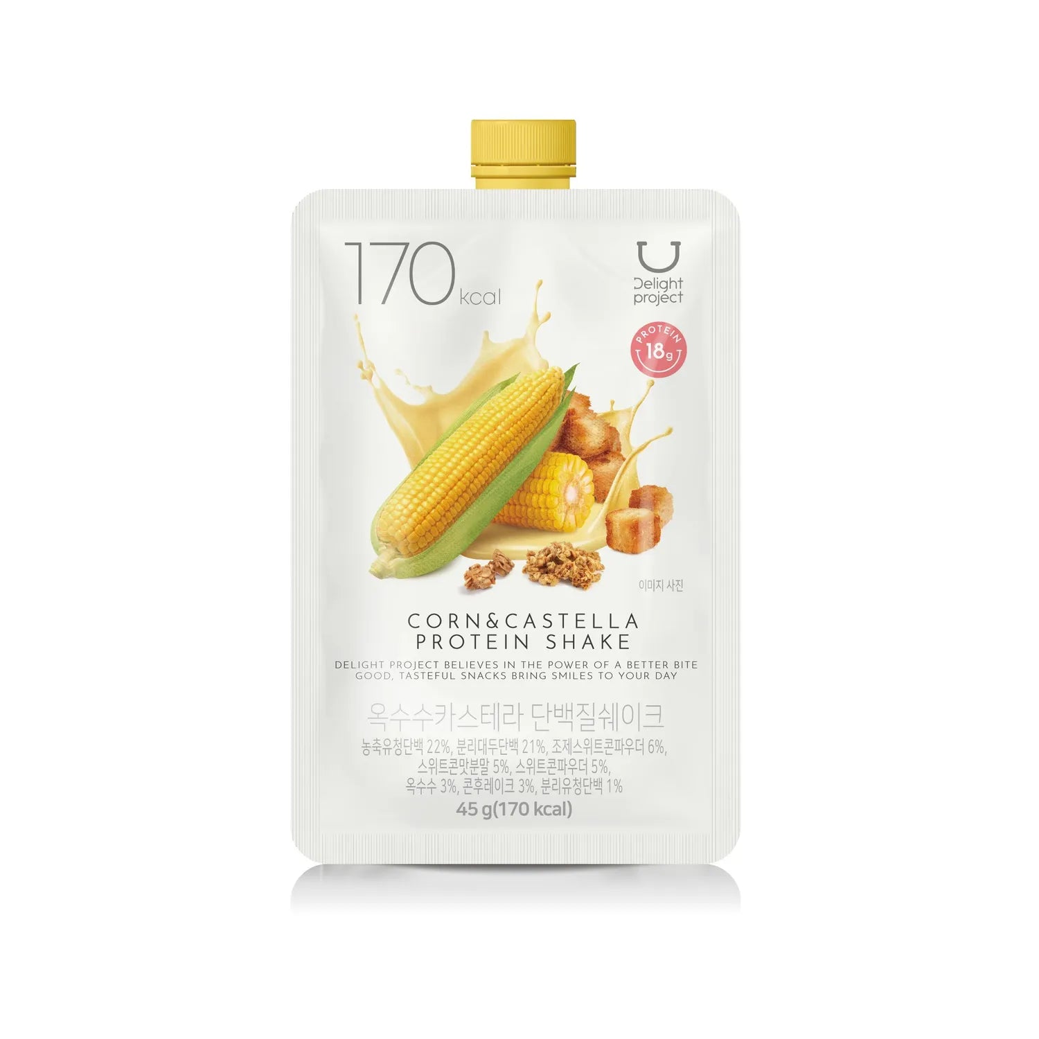 Delight project Corn & Castella Protein Shake
