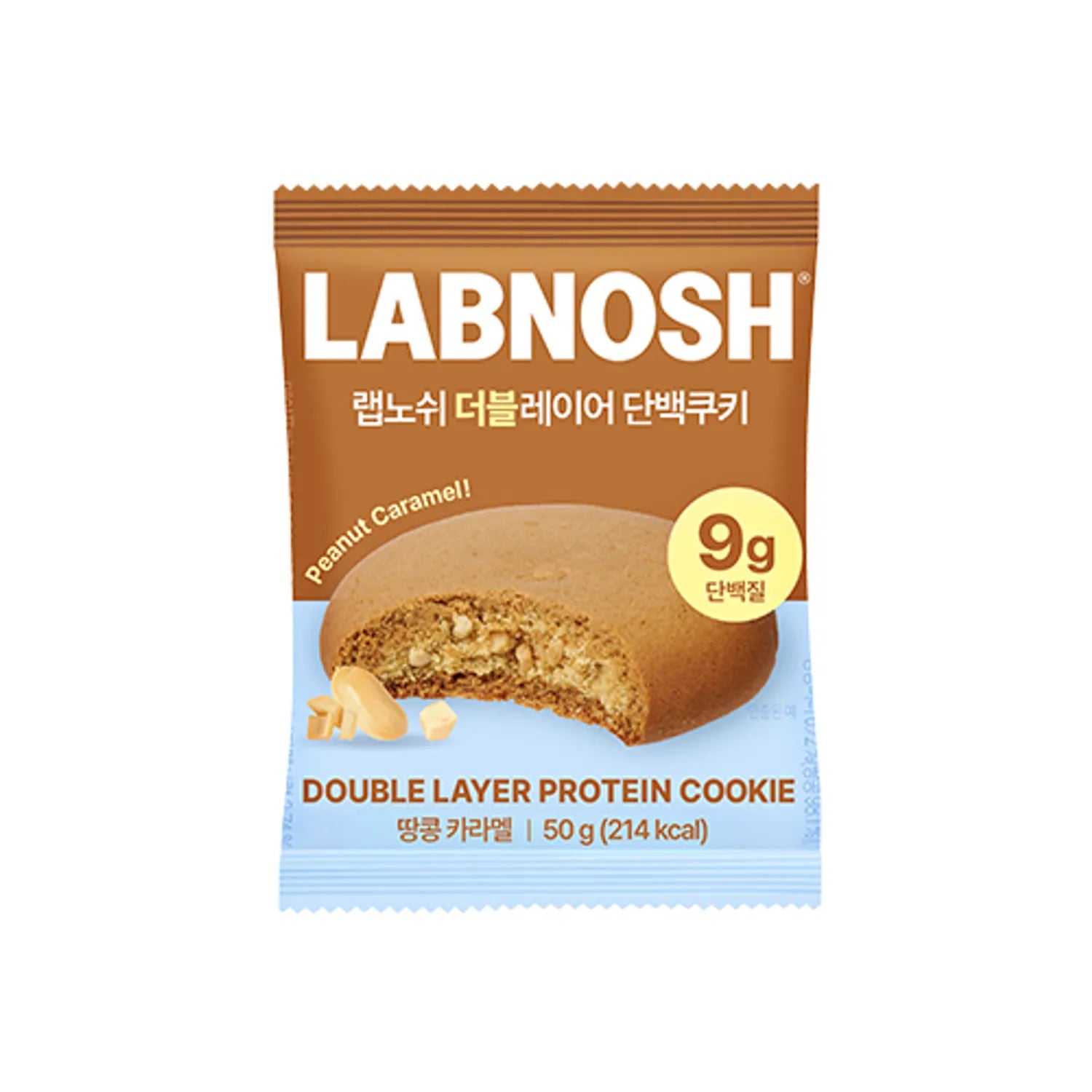 Labnosh Double Layer Protein Cookie #Peanut Caramel 50g