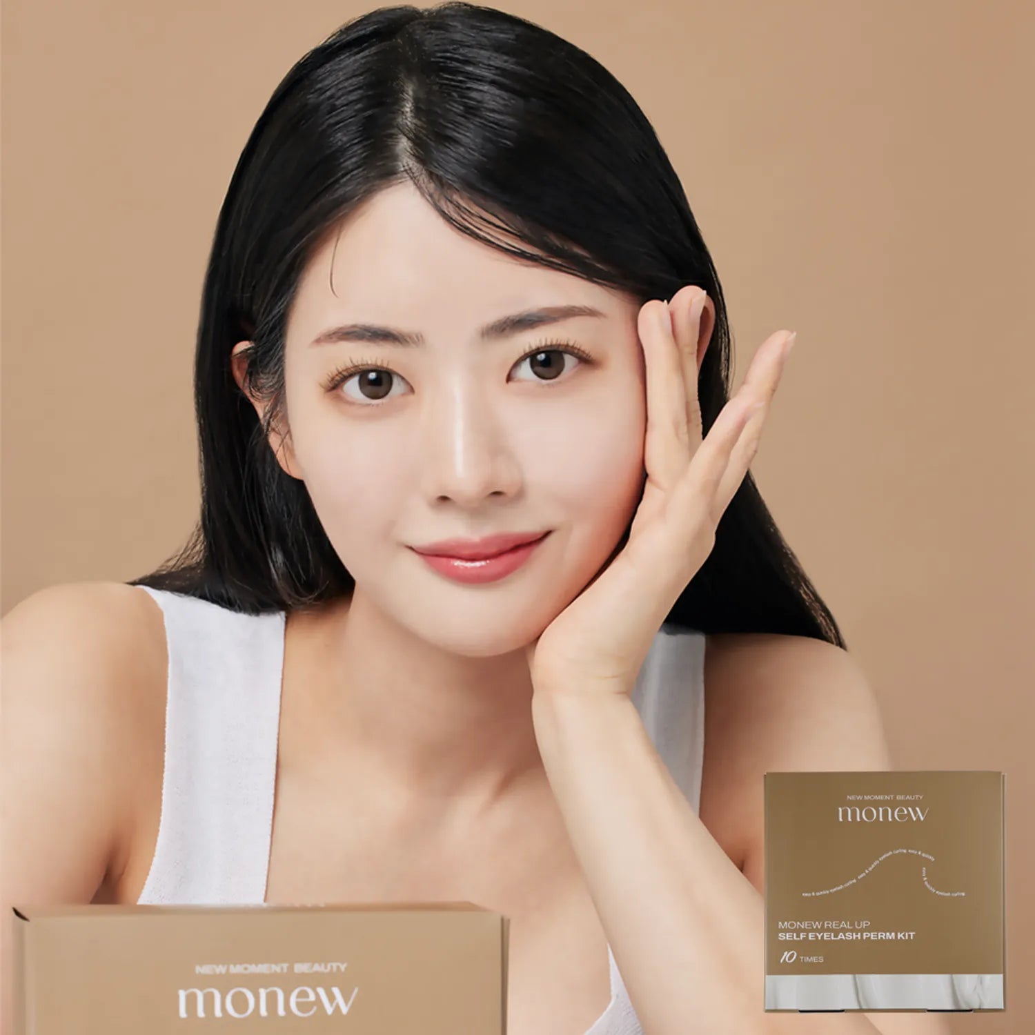 monew Real Up Self Eyelash Perm Kit 10-Use Set