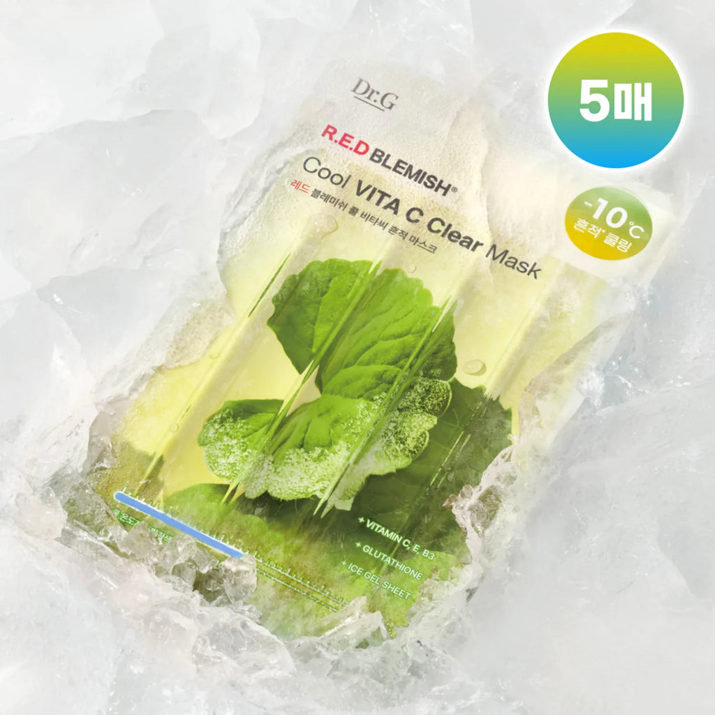 Dr.G Red Blemish Cool Vita C Clear Mask 5ea