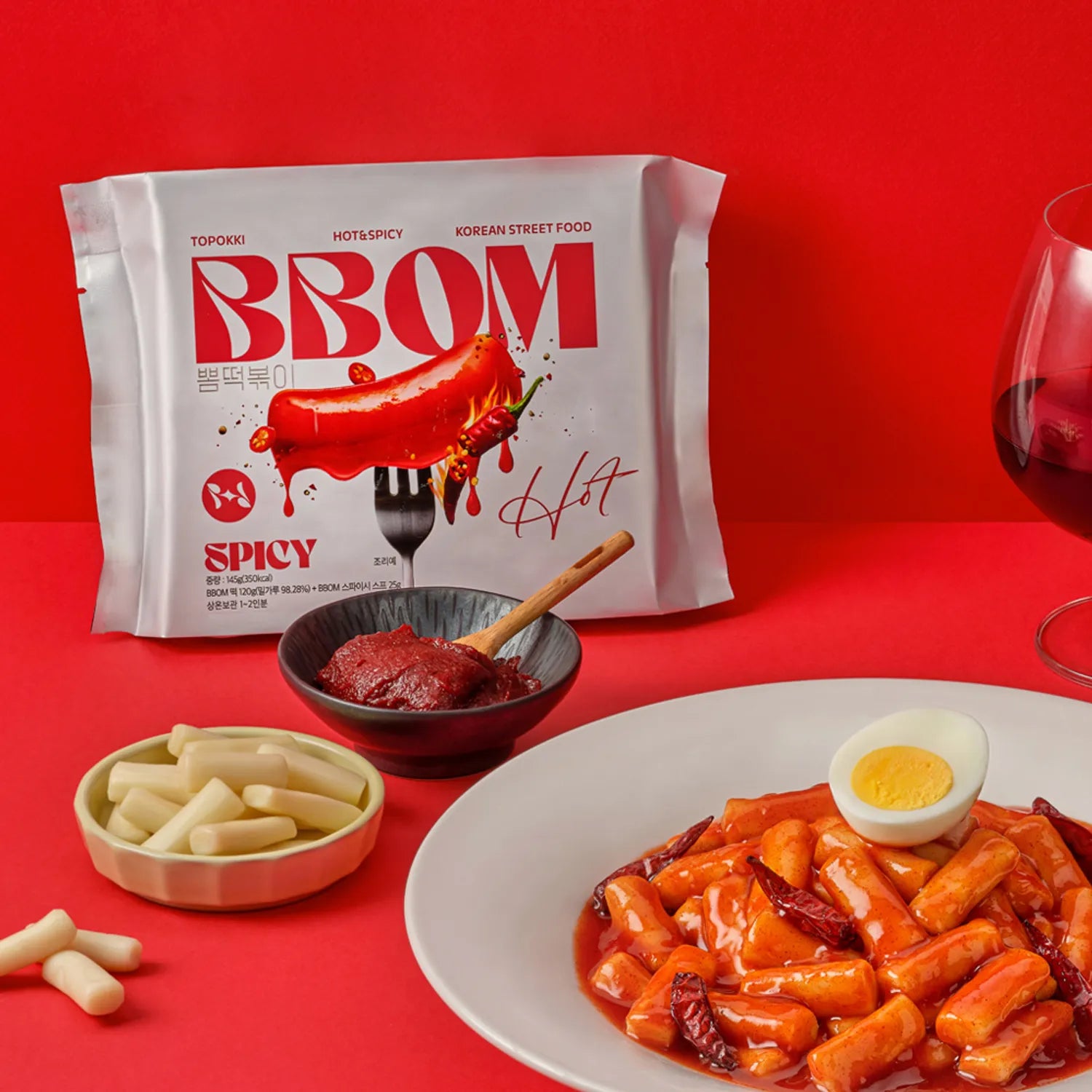BB0M Tteokbokki #Spicy 145g