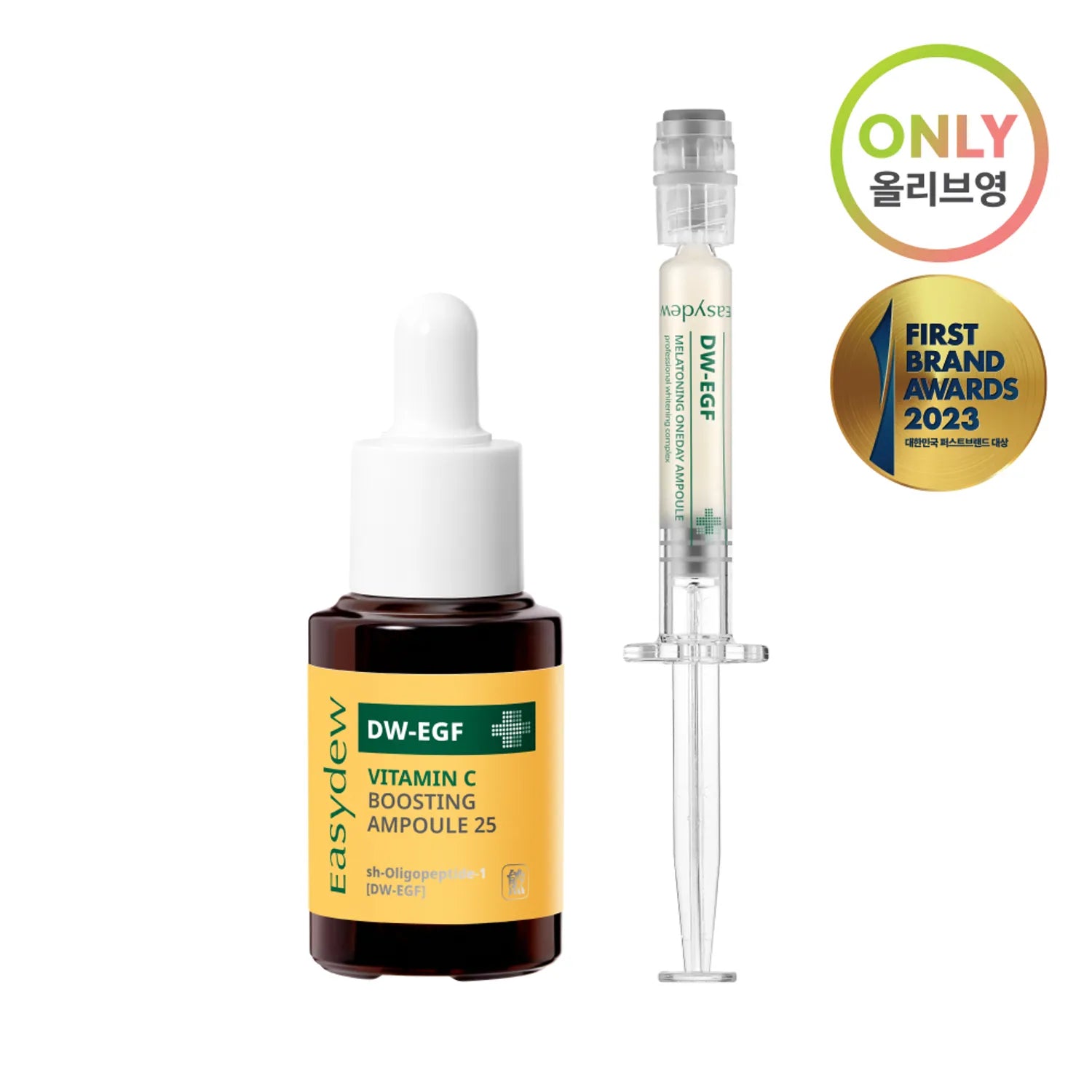 easydew DW-EGF Vitamin C Boosting Ampoule 25 10g Special Set (+Melatoning One Day Ampoule 1mL)