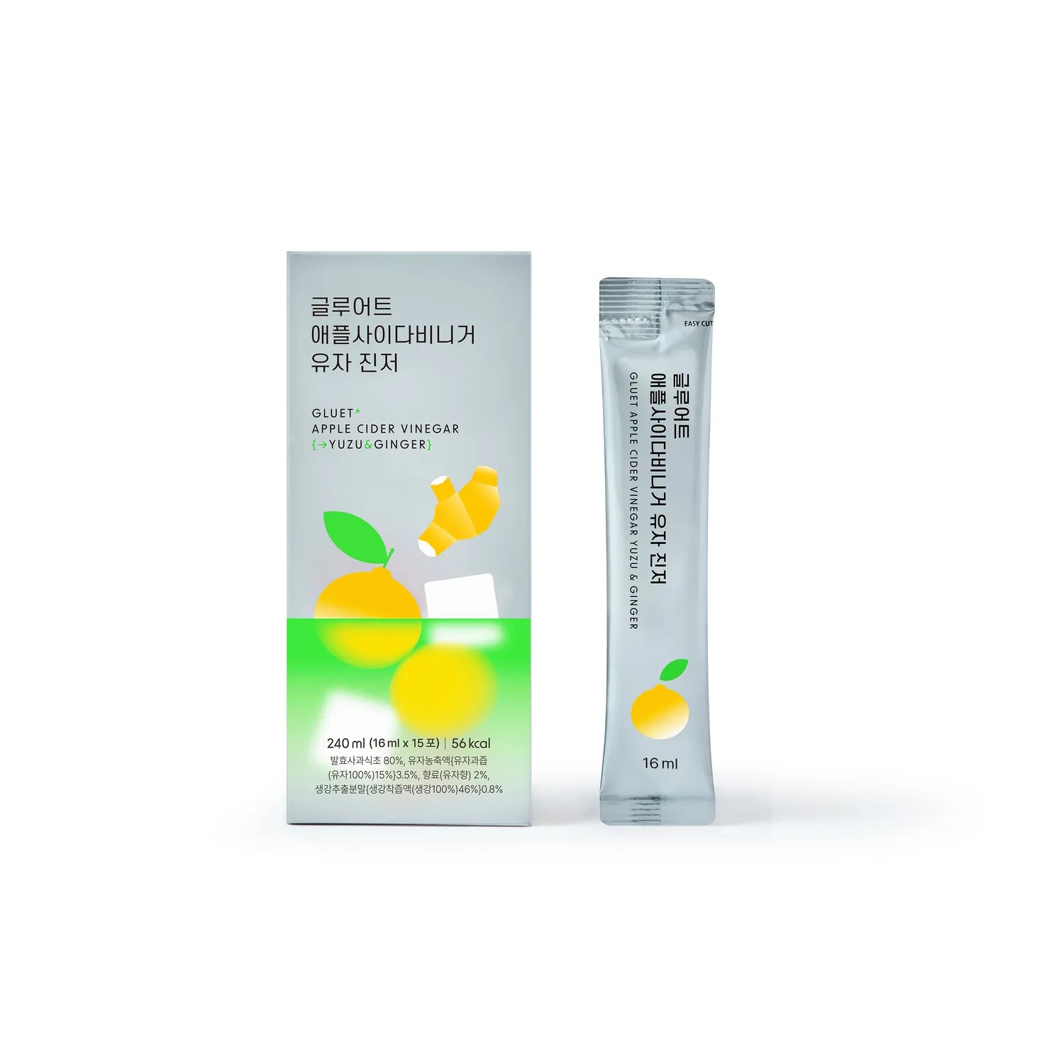Gluet Apple Cider Vinegar Yuzu Ginger 15T
