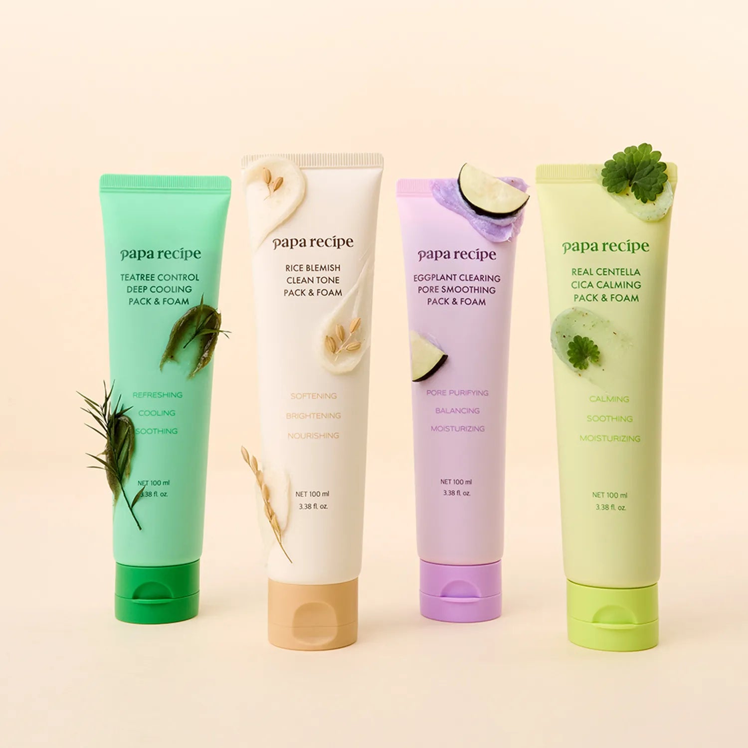 papa recipe Gelato Pack Cleanser 100ml (4 options)