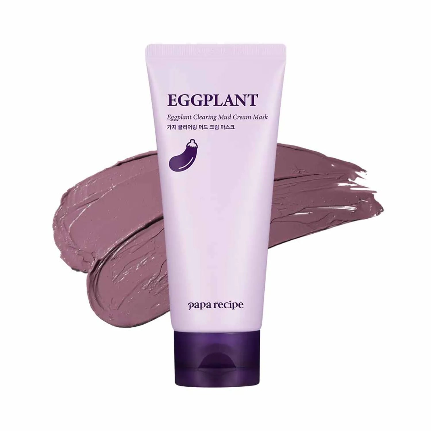 papa recipe Eggplant Clearing Mud Cream Mask 100mL