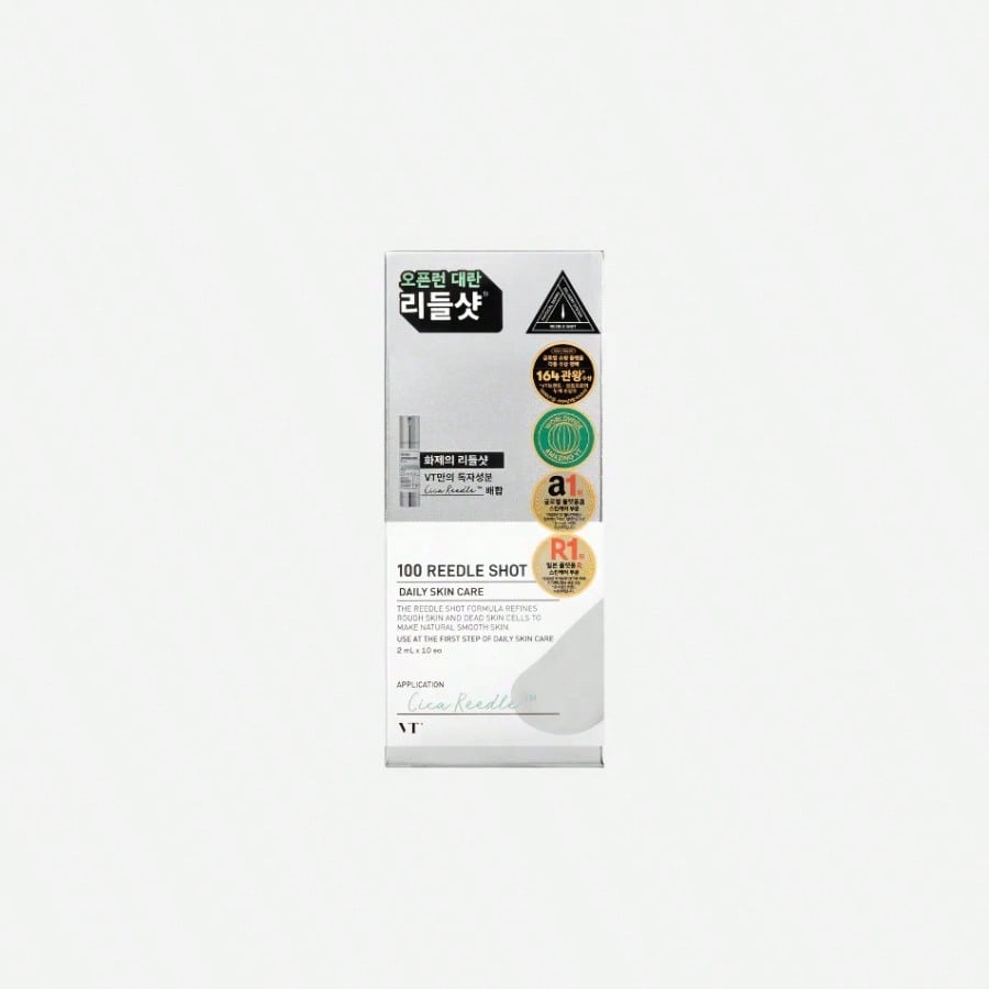VT 100 Vita-Light 2ml*10ea Daily Face Essence With Centella, Hyaluronic Acid & Green Propolis – For All Skin Types