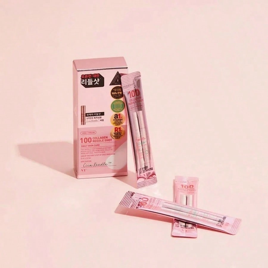VT 100 Vita-Light 2ml*10ea Daily Face Essence With Centella, Hyaluronic Acid & Green Propolis – For All Skin Types