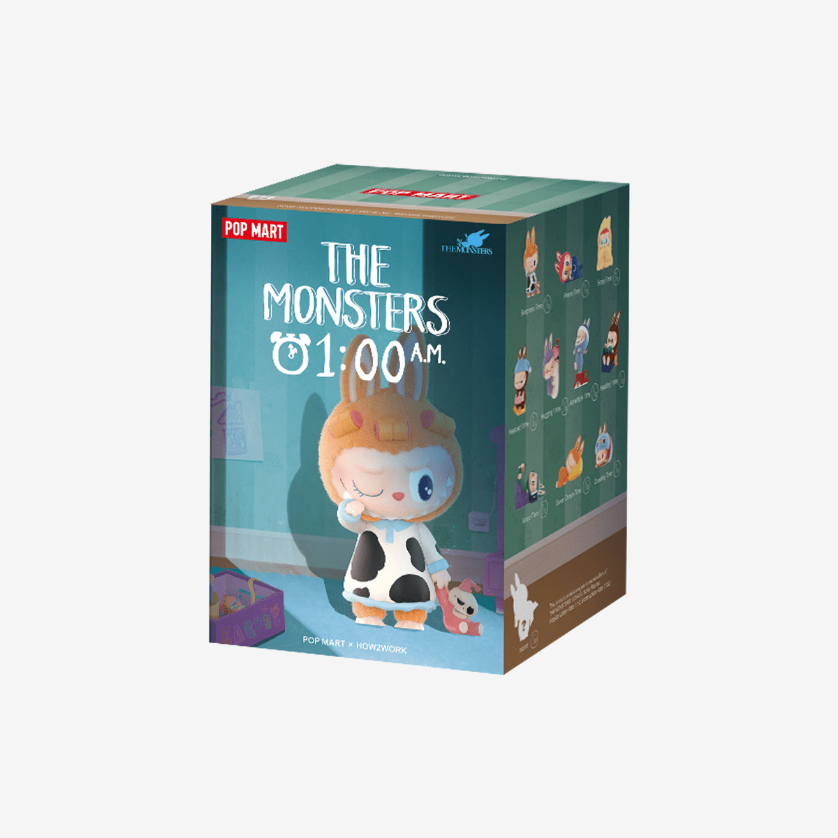 Authentic POP MART THE MONSTERS Labubu 1:00AM (1EA Sealed Random Box),  Emotional Gift, Back To School Gift, Kawaii Room Decor