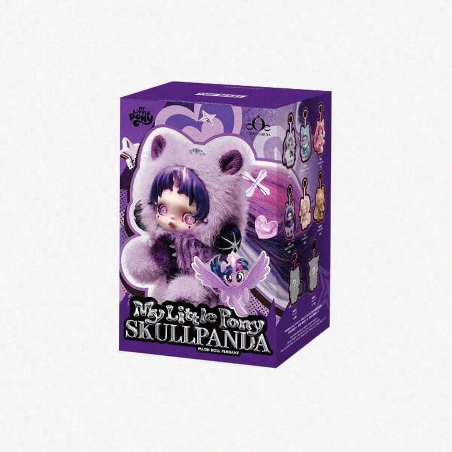 Pop Mart Blind Box Vinyl Plush Doll Pendant - Skullpanda X My Little Pony Blind Box