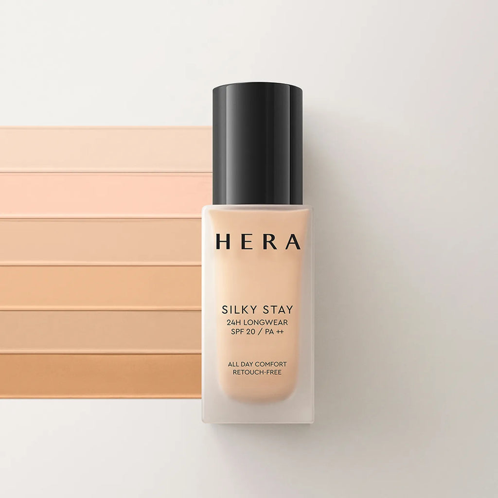 HERA Silky Stay 24H Longwear Foundation (Set/Single) (9 Shades)