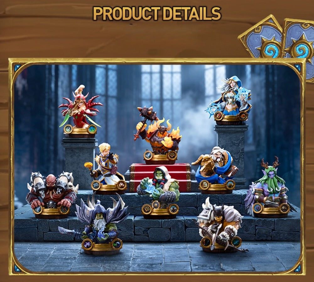 POPMART Hearthstone Tavern Legends Series Collectible Figures, Blind Boxes, Ornaments, Toys, and Gifts