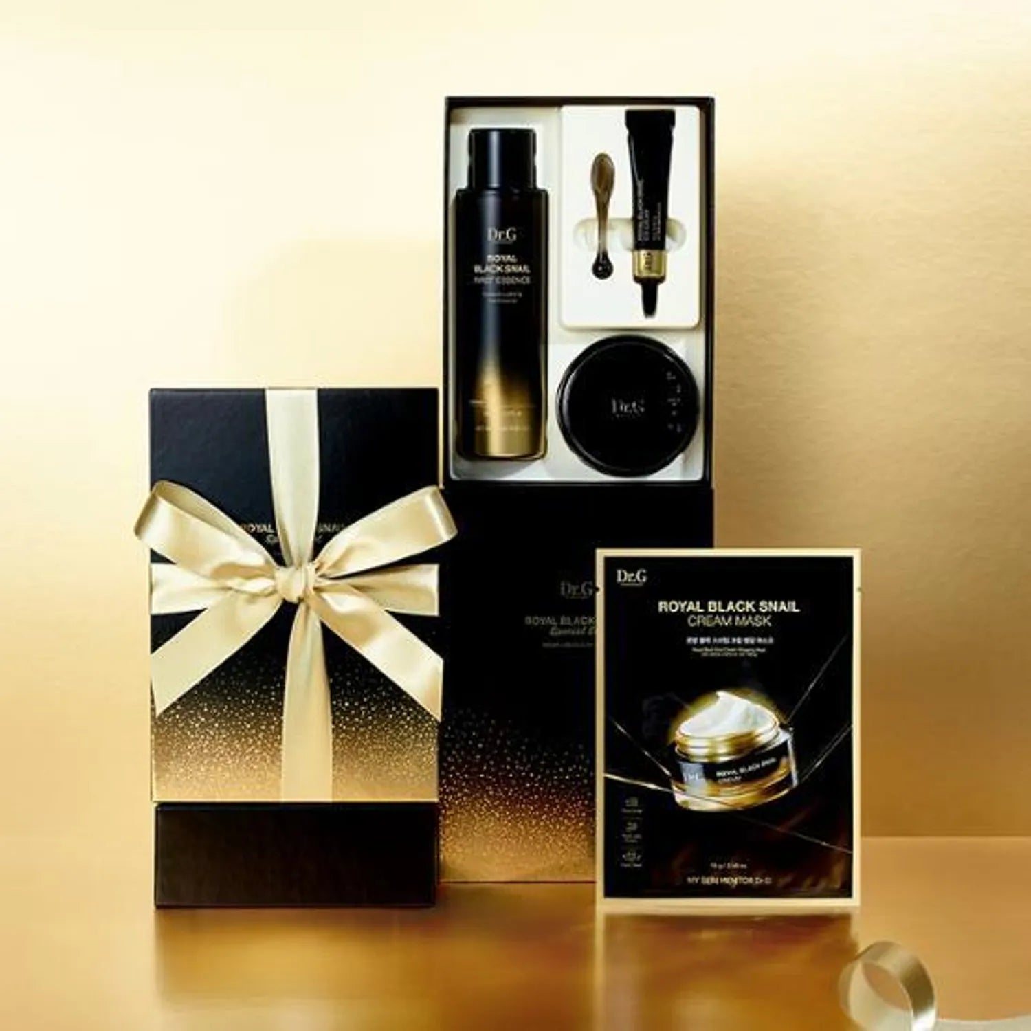 Dr.G Royal Black Snail Special Set (First Essence 165mL+Cream 50mL+Eye Cream 10mL+Cream Mask Sheet 1ea)