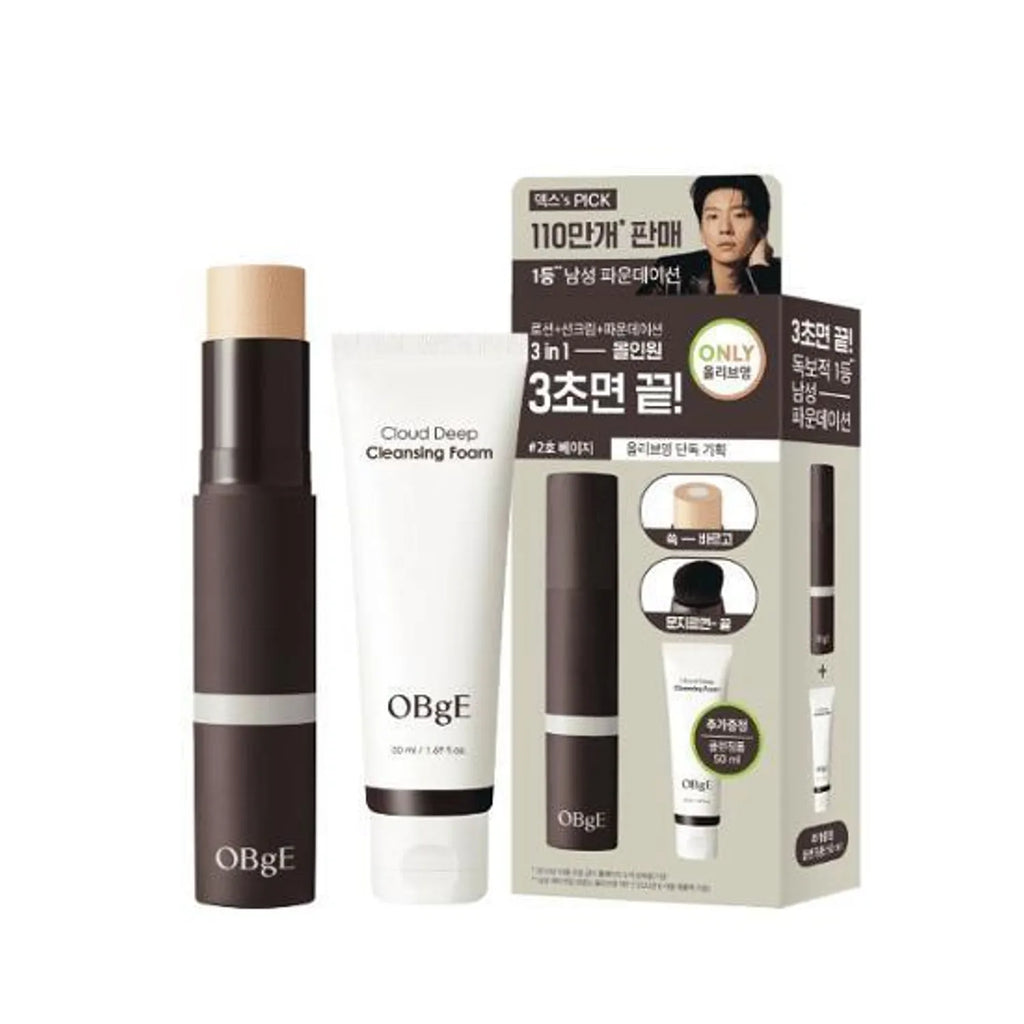 OBge Natural Cover Foundation (3 Shades)
