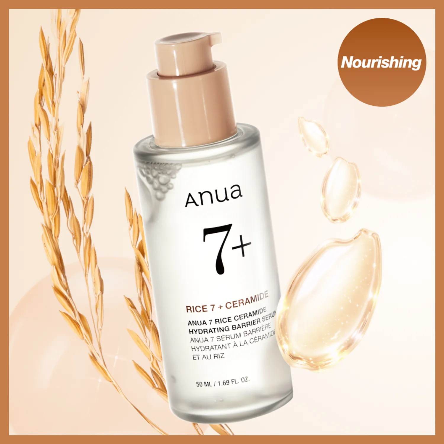 Anua 7 Rice Ceramide Hydrating Barrier Serum 50ml