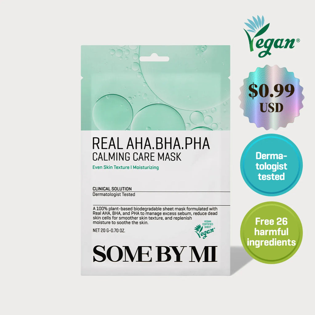 SOME BY MI Real AHA.BHA.PHA Calming Care Mask Sheet 1P