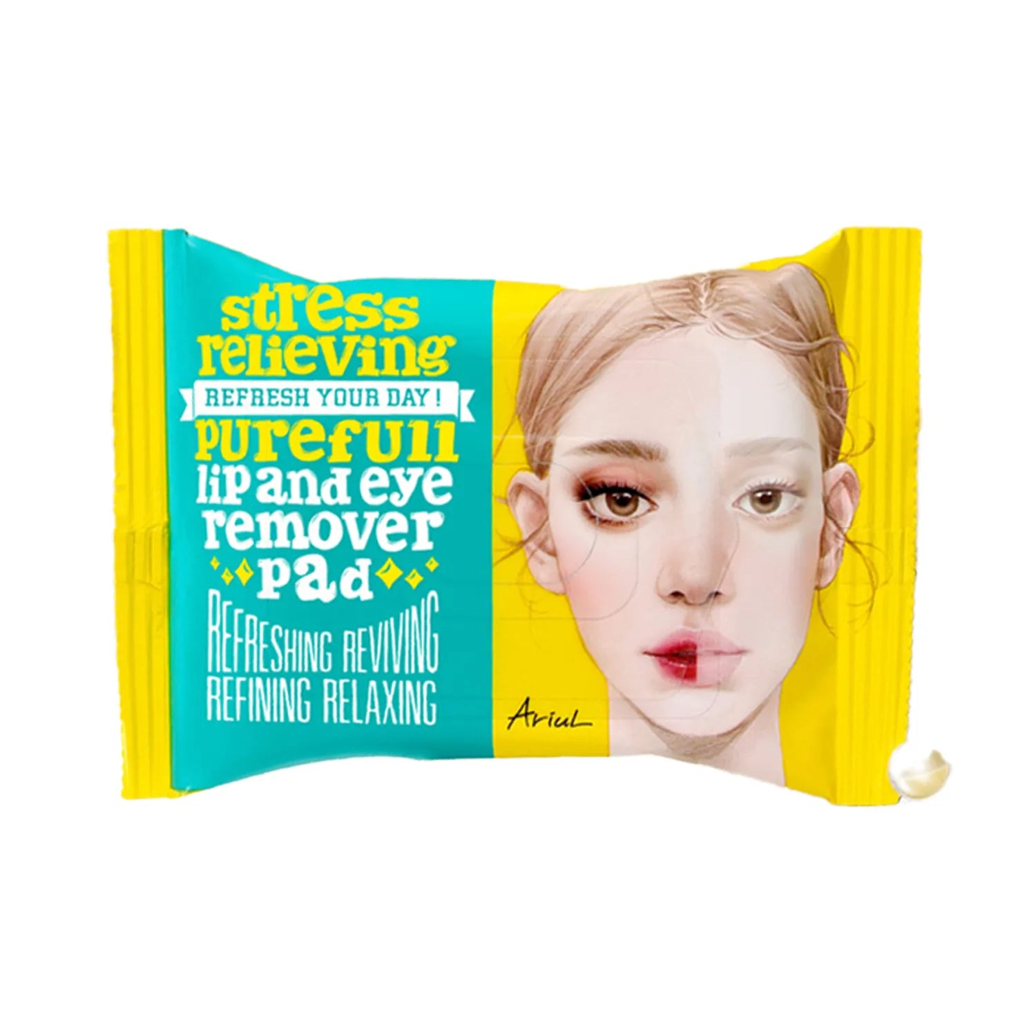 Ariul Stress Relieving Purefull Lip and Eye Remover Pad (30P / Double Pack)