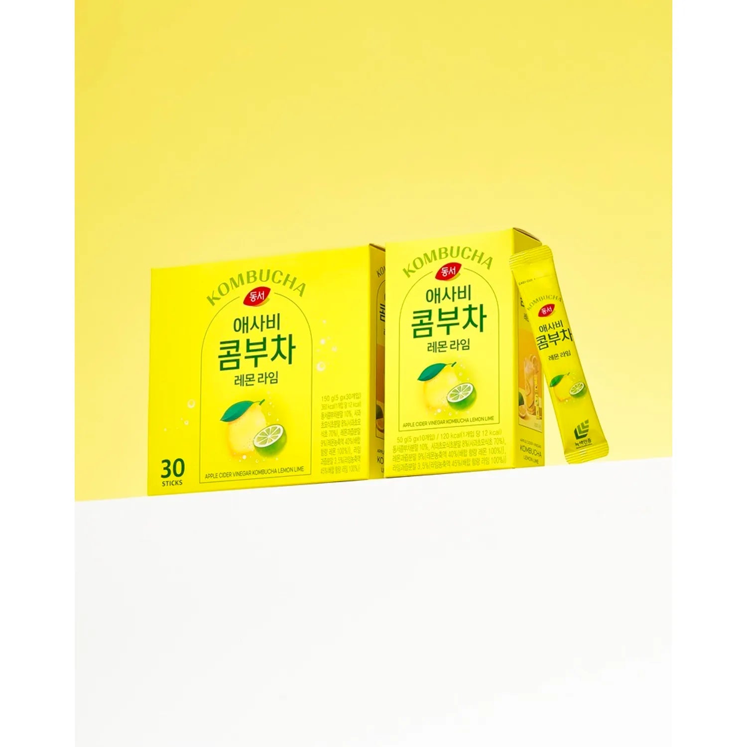 Dongsuh Apple Cider Vinegar Kombucha Lemon Lime 150g (30 Sticks)