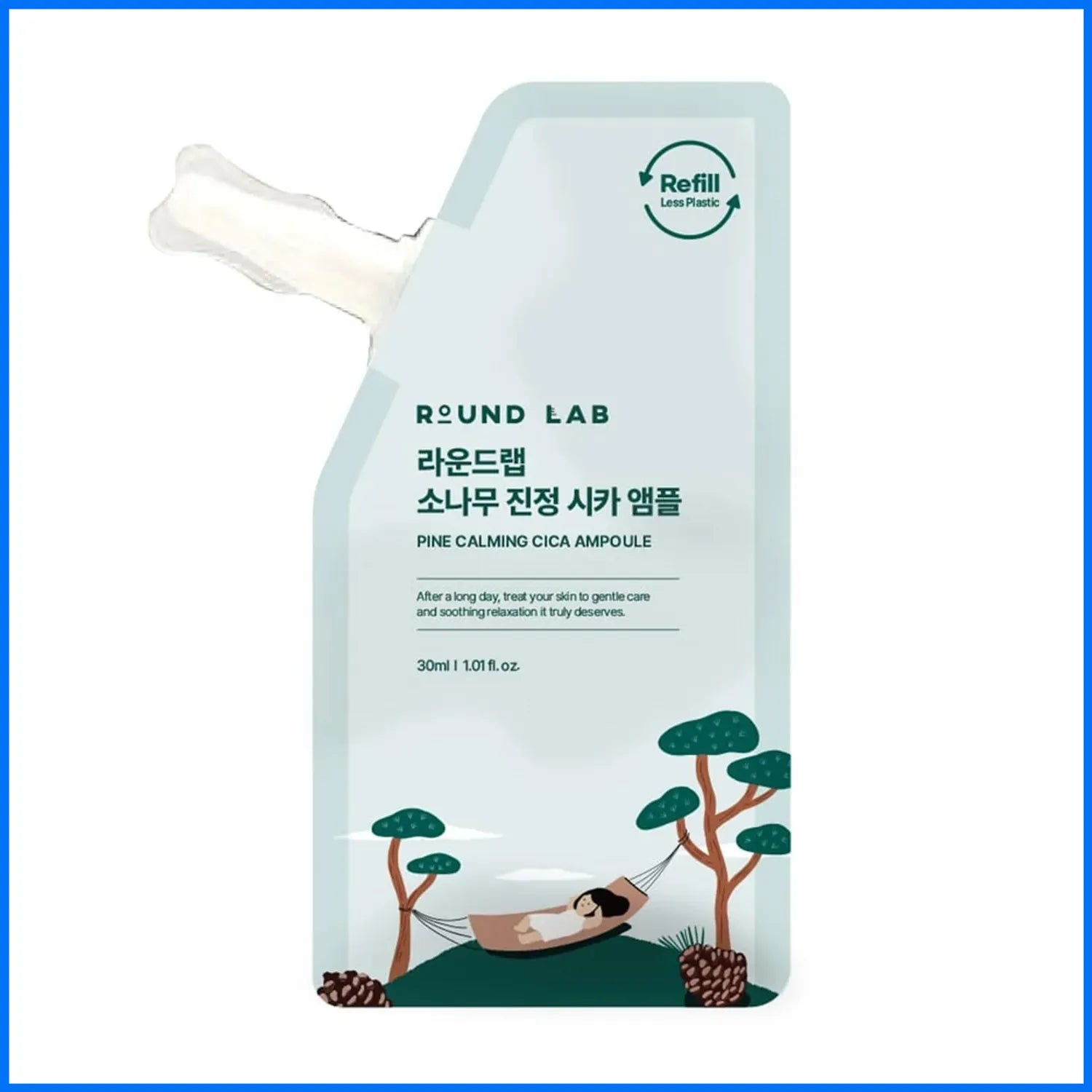 ROUND LAB Pine Calming Cica Ampoule 30ml Refill Pack