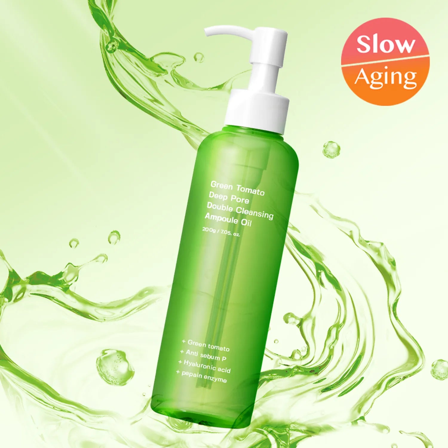 sungboon editor Green Tomato Deep Pore Double Cleansing Ampoule Oil 200mL