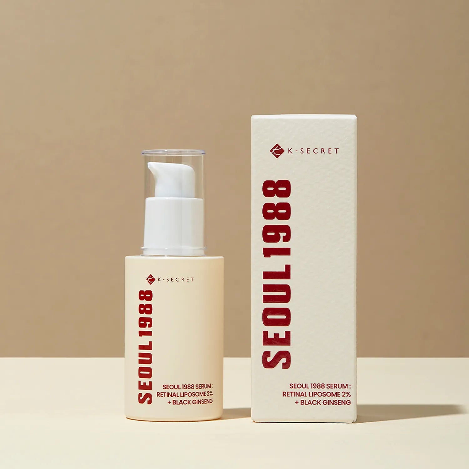 KSECRET Seoul 1988 Serum: Retinal Liposome 2%+Black Ginseng 30ml