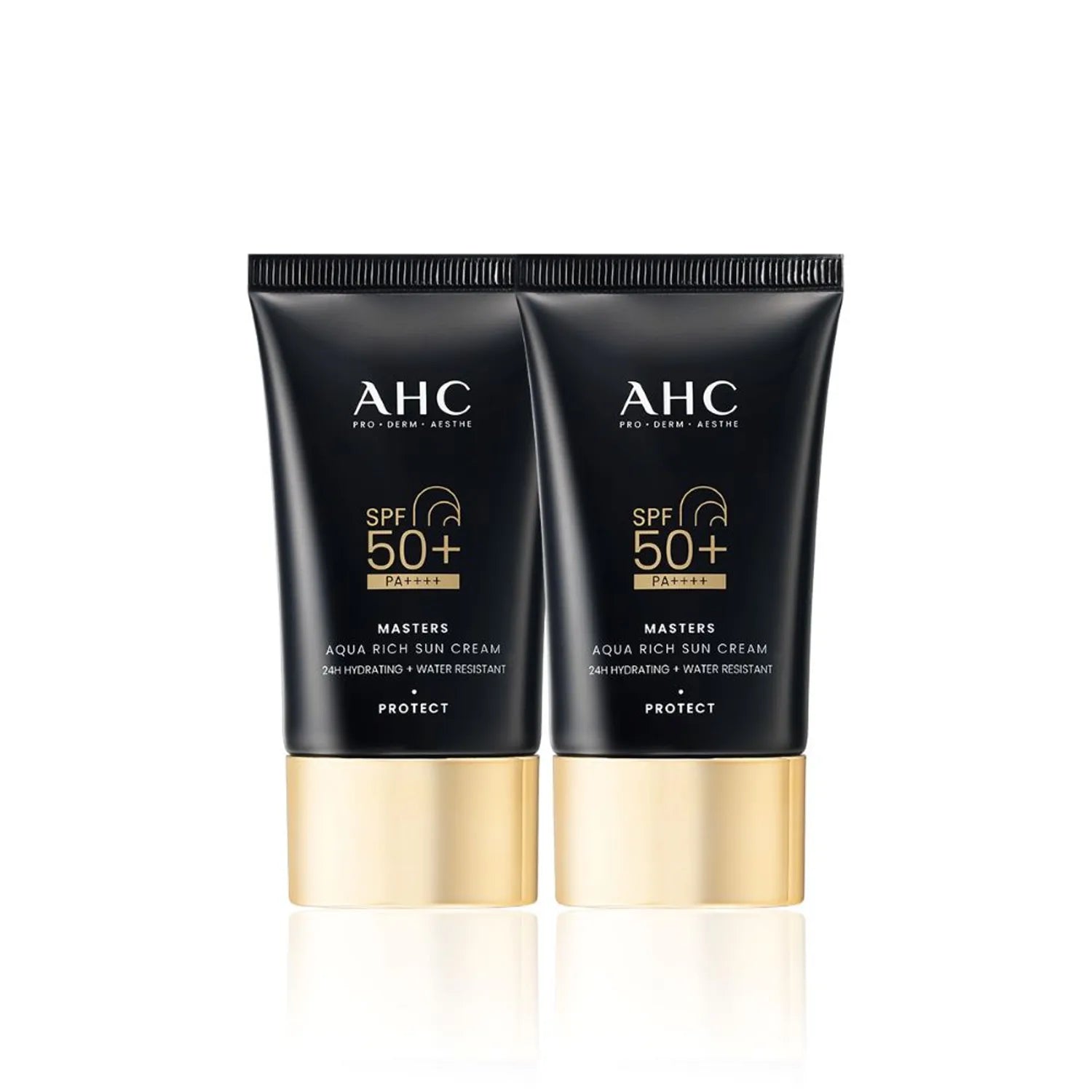 AHC Masters Aqua Rich Sun Cream 50ml 1+1 Set