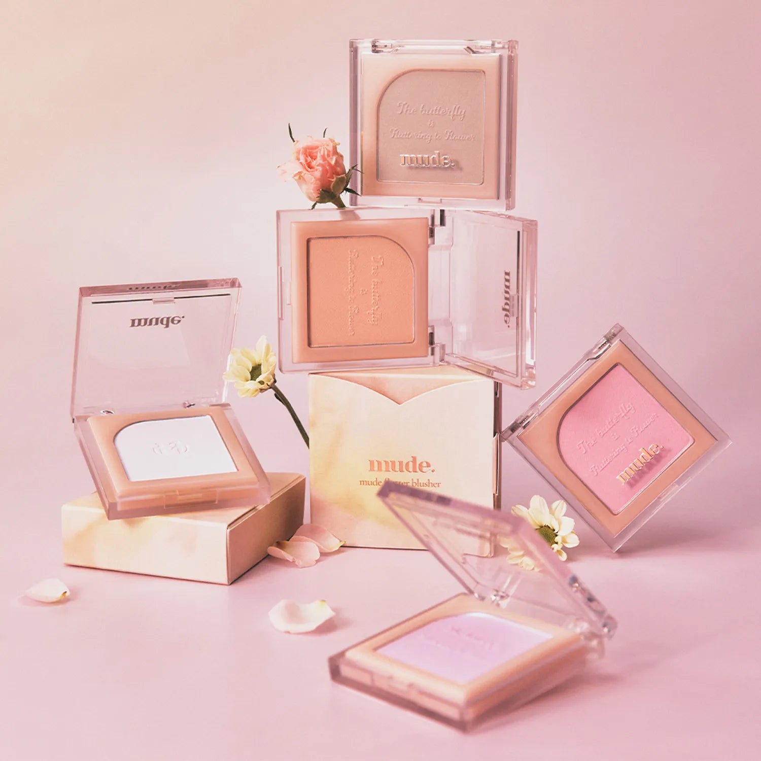 mude. Flutter Blusher (10 Colors)