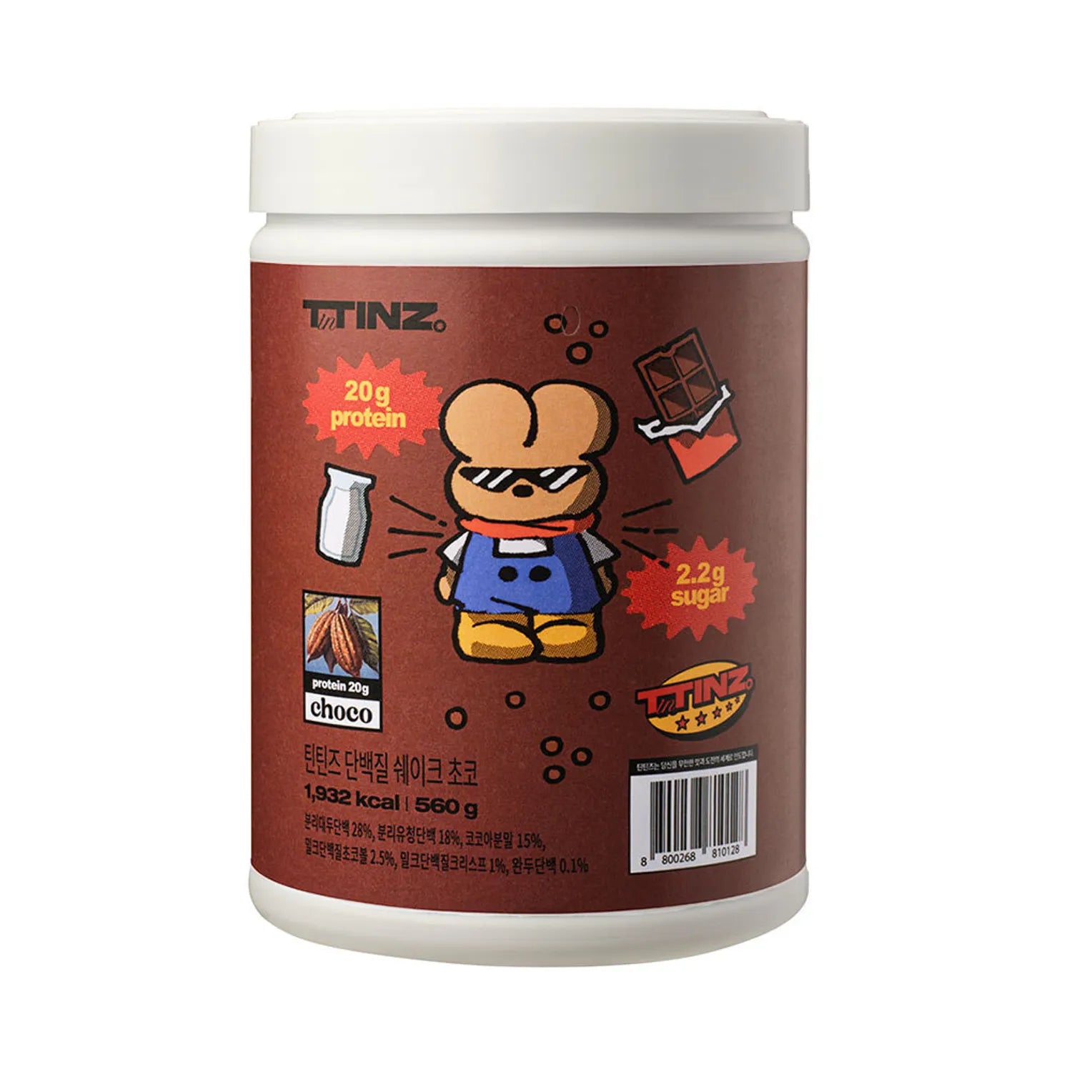 TinTINZ Protein Shake #Chocolate 560g