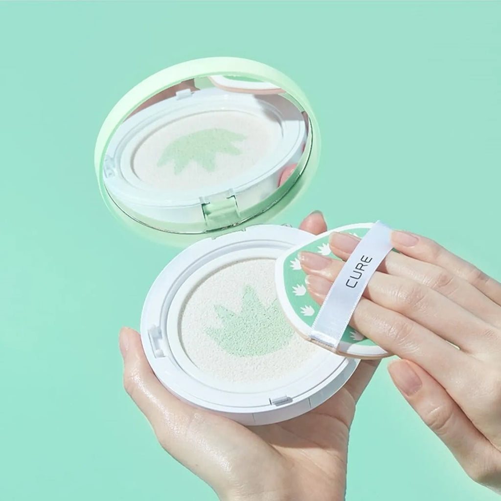 Cure Aqua Mild Cooling Sun Cushion Special Set 25g + Refill