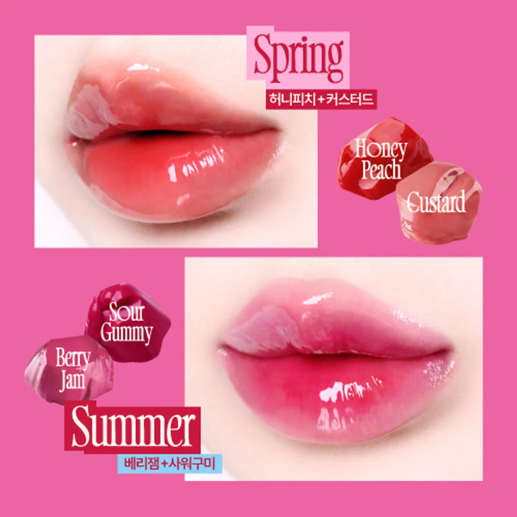 fwee Lip & Cheek Glowy Jelly Pot (19 Colors)