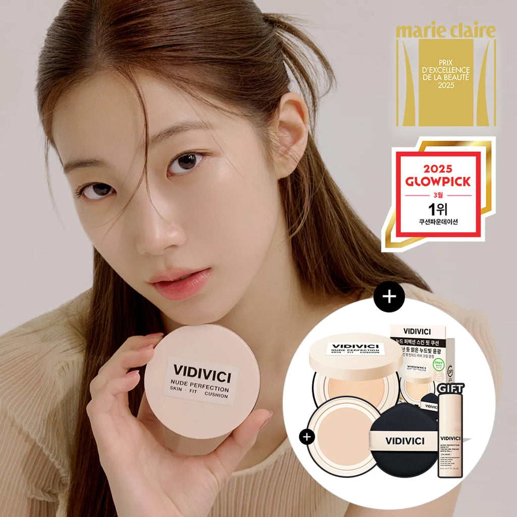 VIDIVICI Nude Perfection Skin Fit Cushion Set (+Refill)