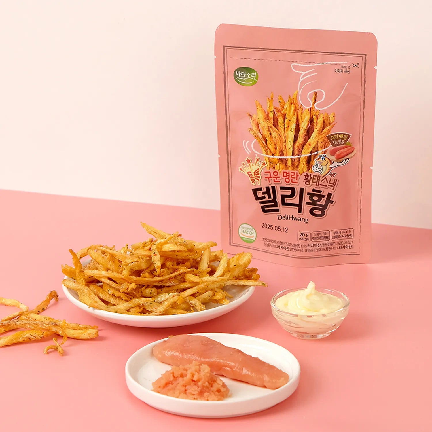 Deli Hwang Roasted Pollack Strips #Roasted Pollack Roe 20g