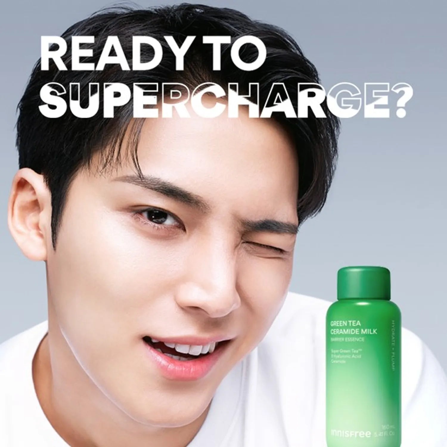 INNISFREE Green Tea Ceramide Milk 160ml Set (+25ml)