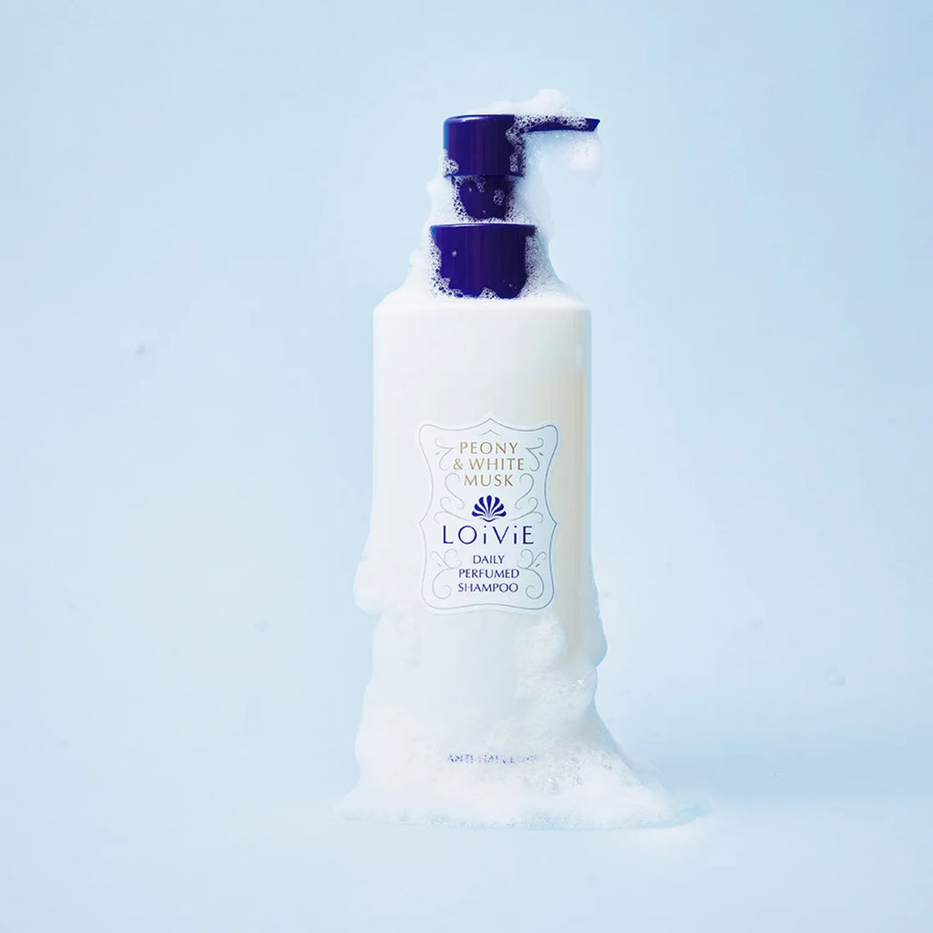 LOiViE Daily Perfumed Shampoo 500mL 2 Options To Choose (Peony / Bergamot)