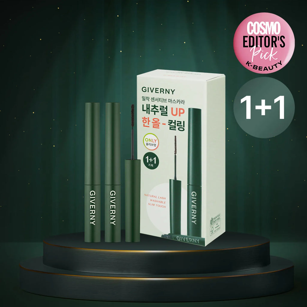 Giverny Milchak Sensitive Mascara 1+1 Set (2 Colors)