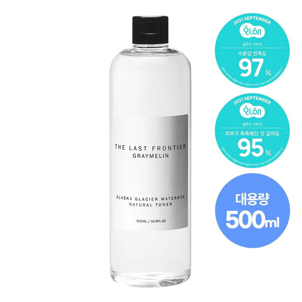 GRAYMELIN Alaska Galcier Water 85% Natural Toner 500mL