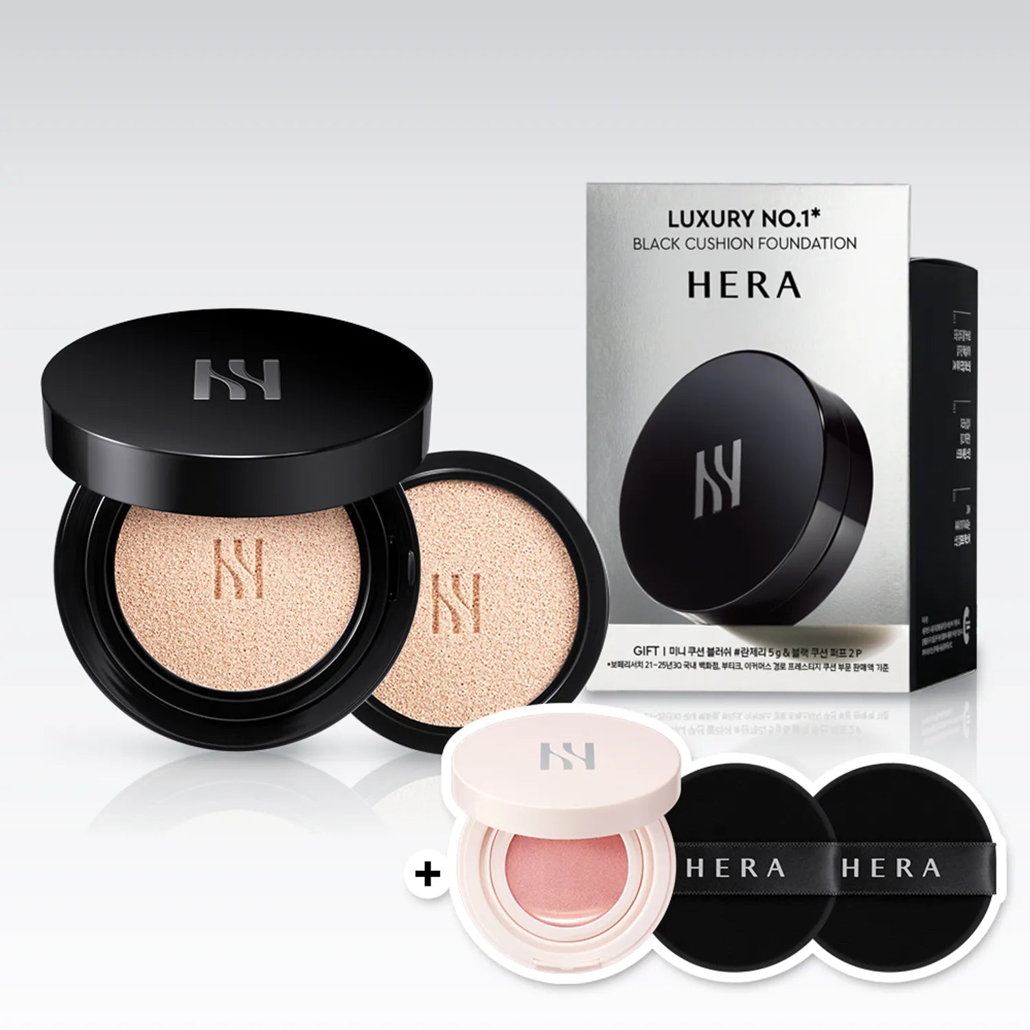 HERA Black Cushion Foundation Original (Refill Included) (9 Shades)