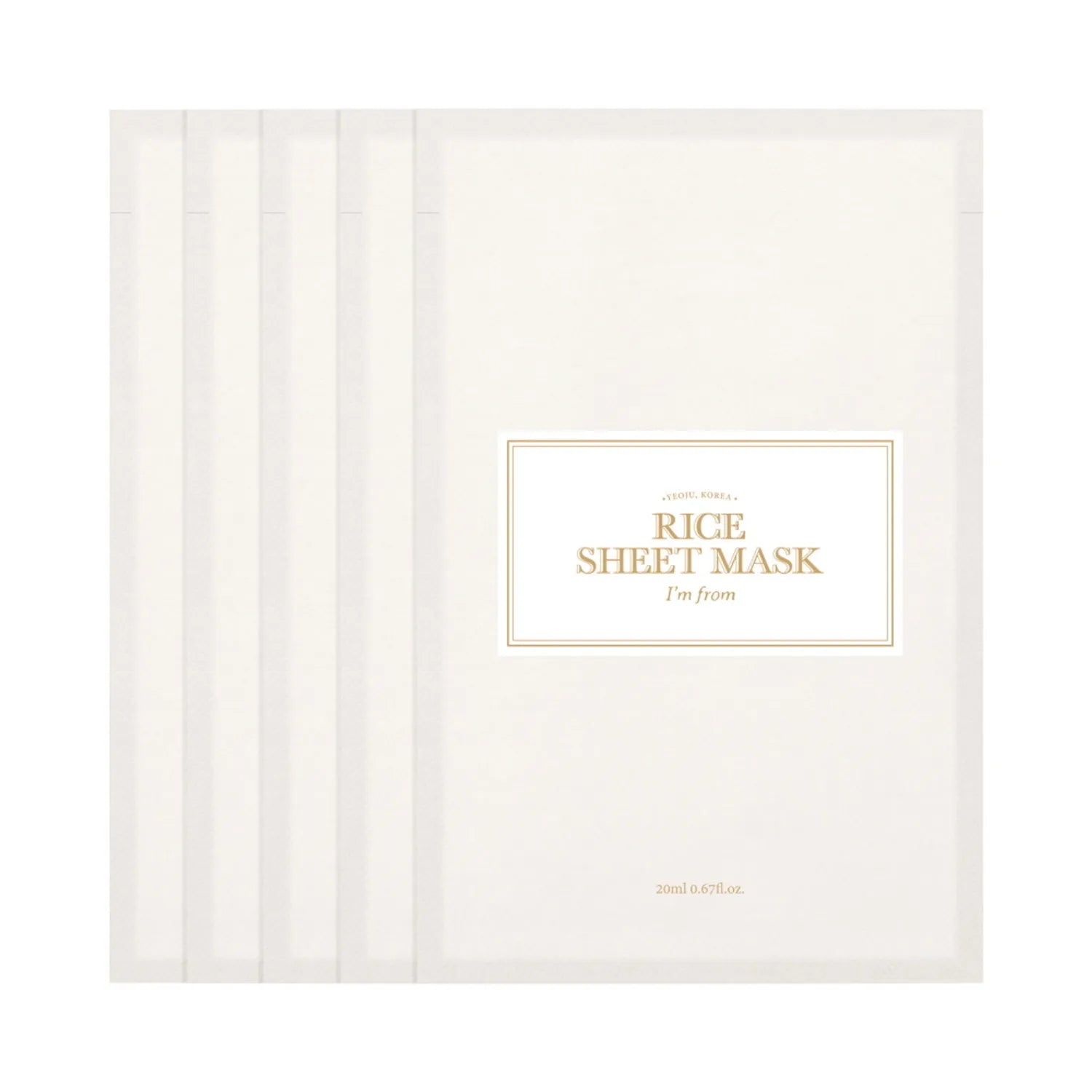 I'm from Rice Sheet Mask 20ml 5P