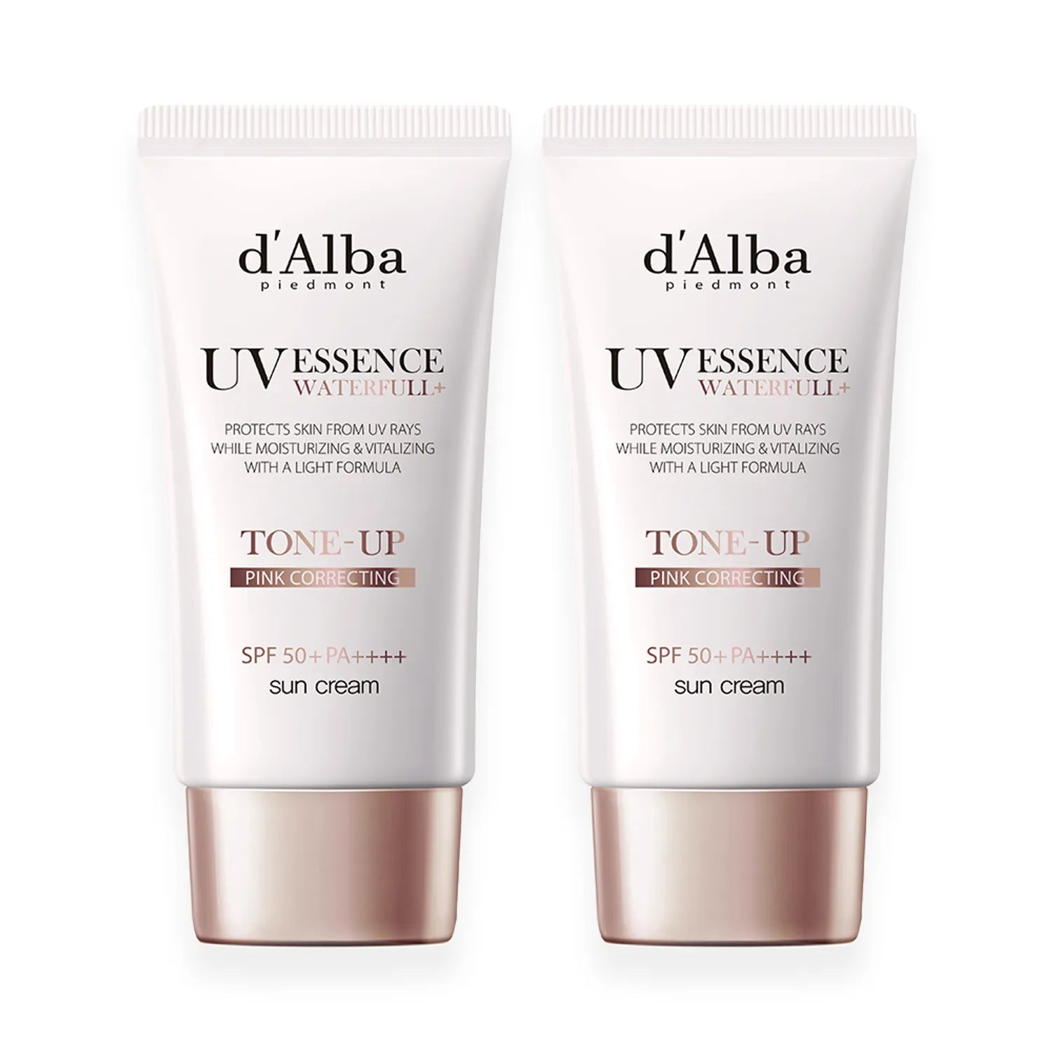 d'Alba [PINK CORRECTING] Waterfull Tone-Up Sun Cream Duo Set (50mL+50mL)