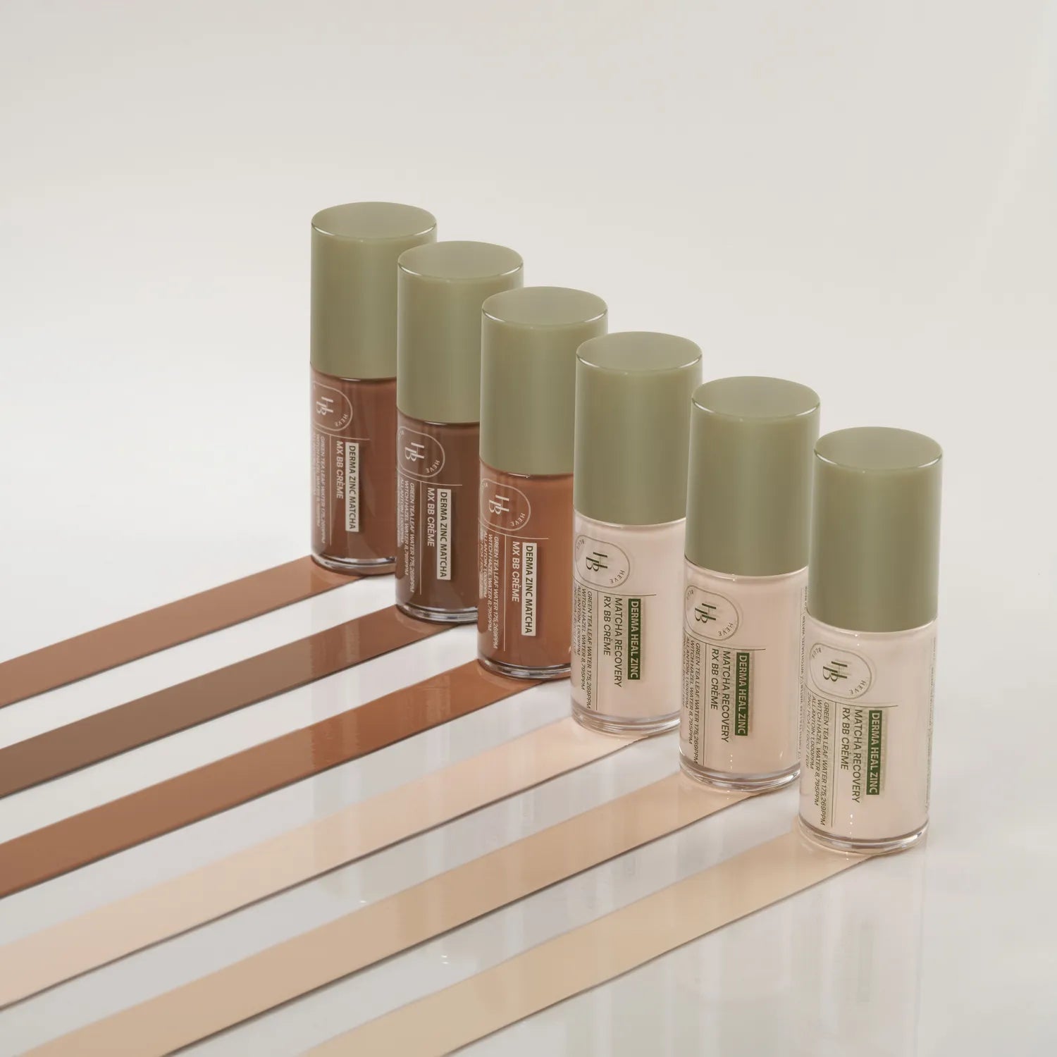 HEVEBLUE Derma Zinc Matcha MX BB Cream 30ml (6 Shades)