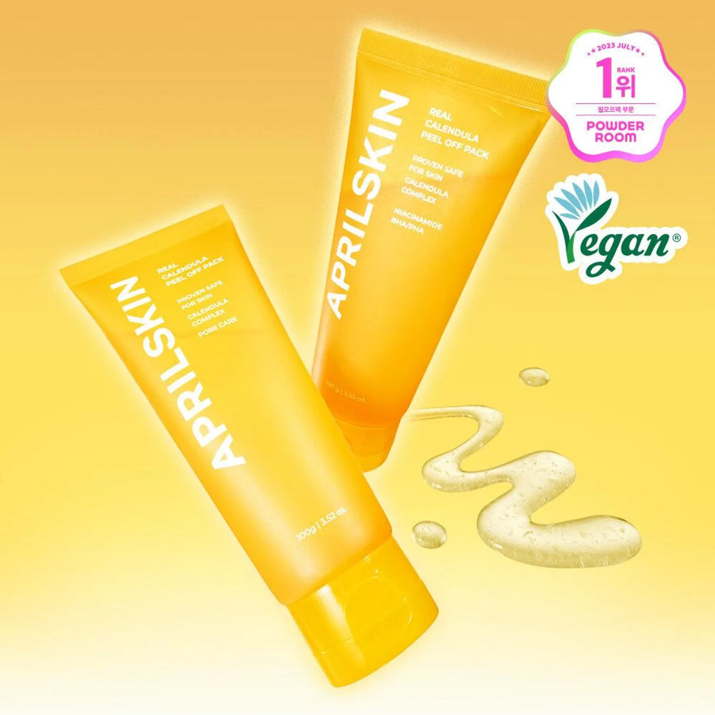 April Skin Real Calendula Peel Off Pack 100g Double Pack