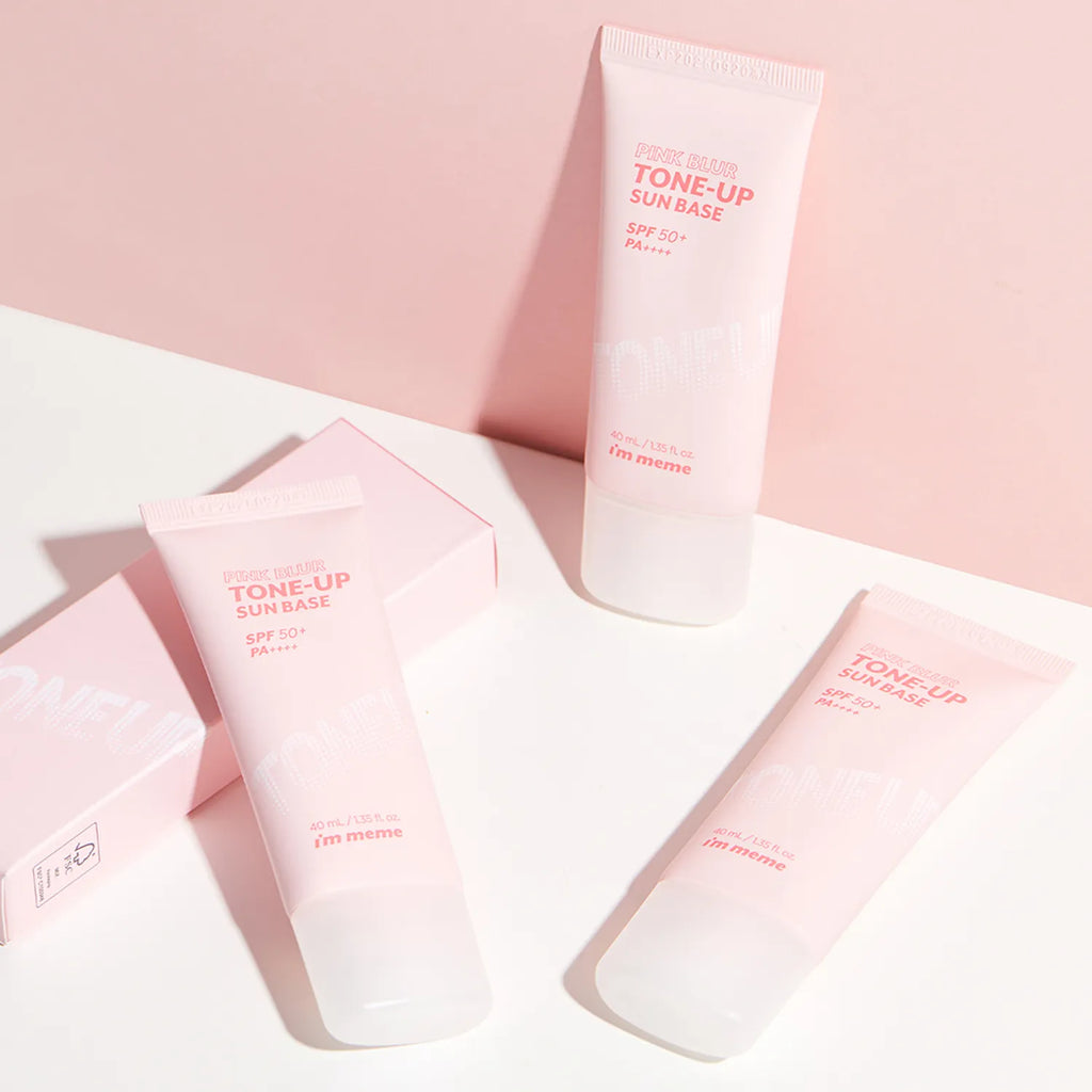 I'M MEME Pink Blur Tone Up Sun Base