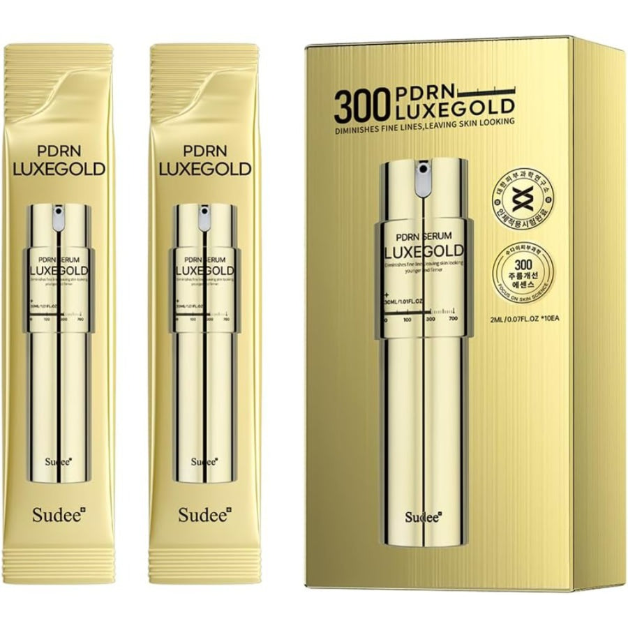 Sudee Luxegold Pdrn Maintenance Face Serum 300 30,000 Ppm Salmon Dna PDRN Nano Gold Spicules Face 2ml*10ea