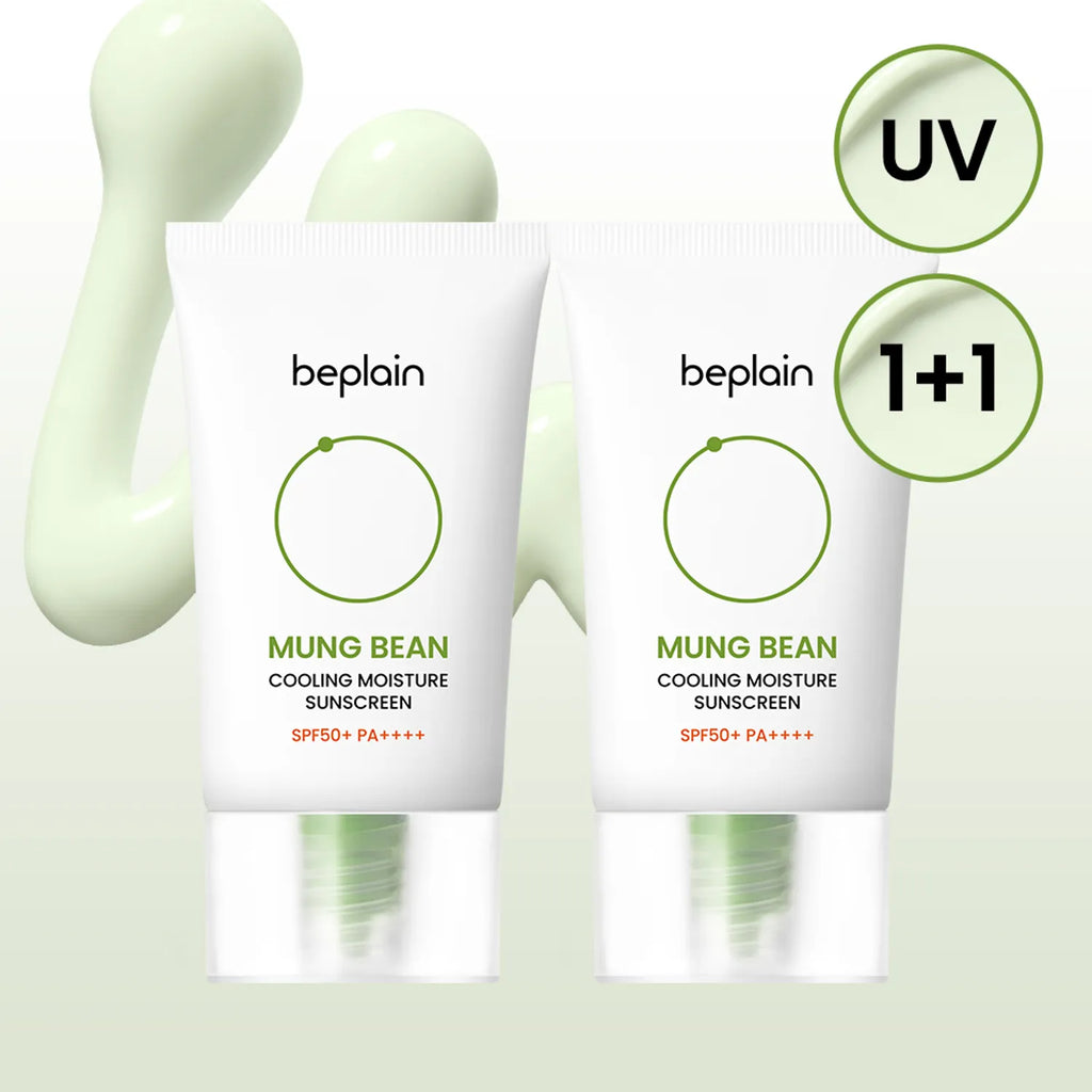 beplain Mung Bean Cooling Moisture Sunscreen (1+1 SET)