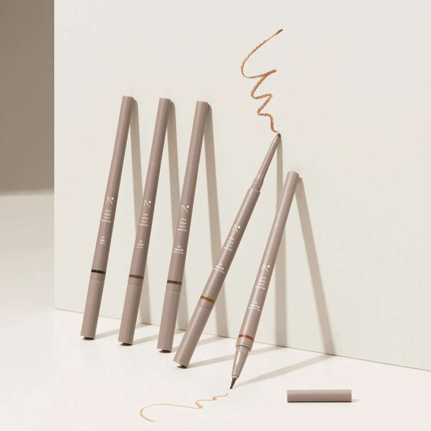 nobev Slim Edge Dual Eyeliner (7 Colors)