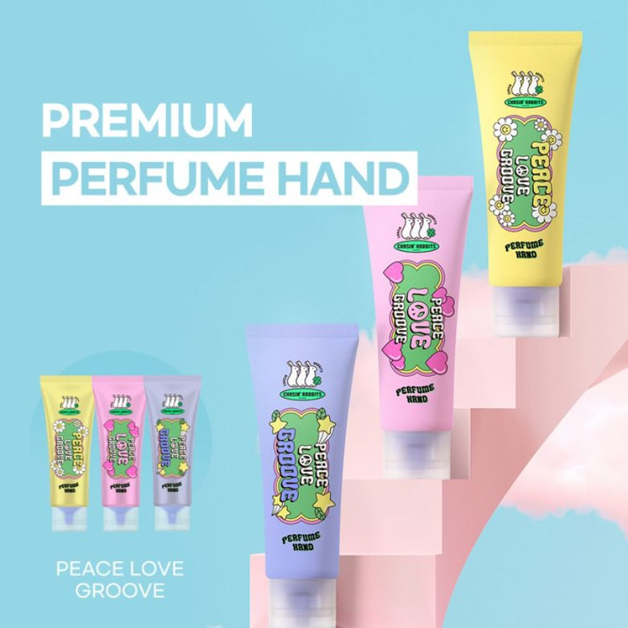 CHASIN RABBITS Peace Groove Love Success Perfume Hand Cream 50ml -4 types