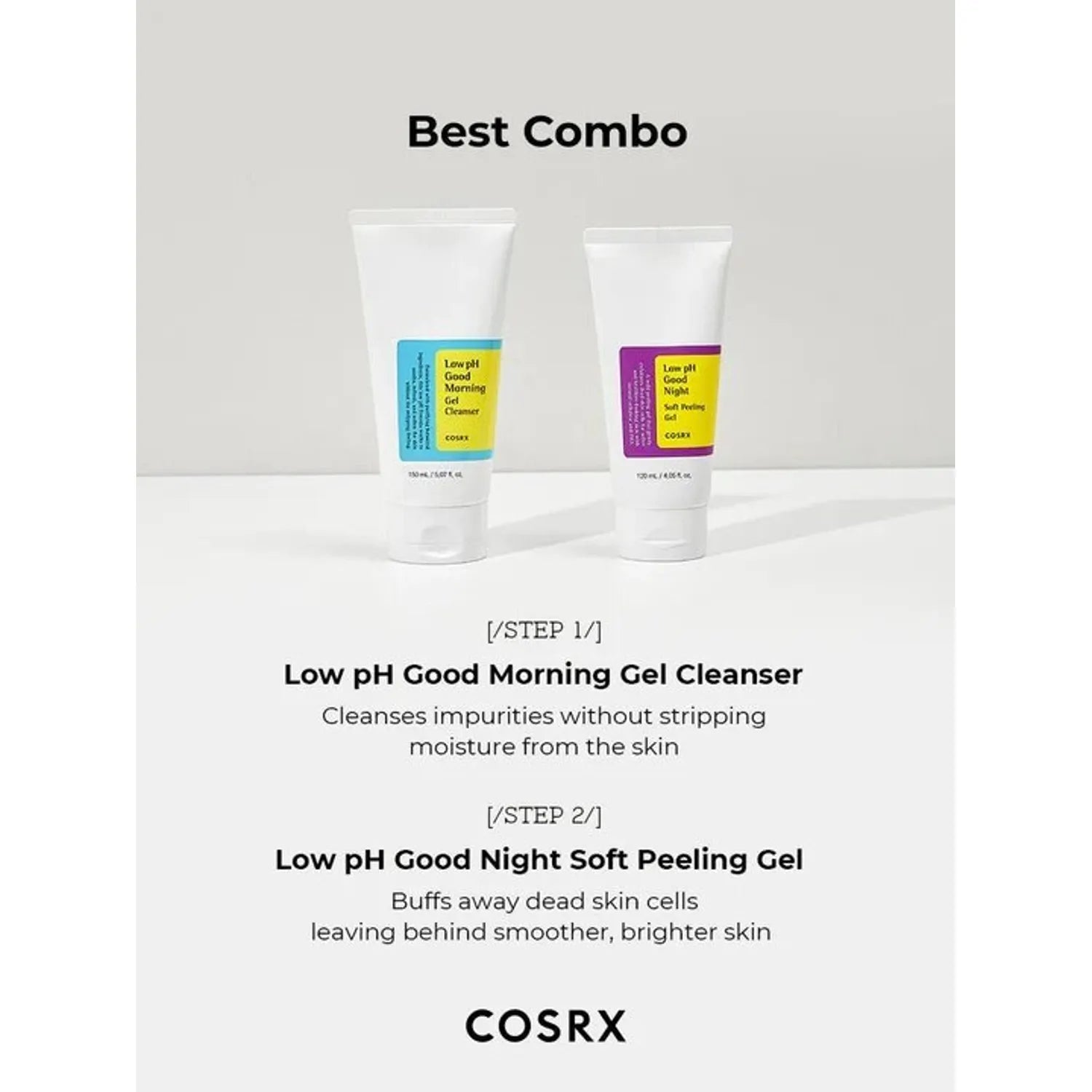COSRX Low pH Good Morning Gel Cleanser 150mL Double Pack