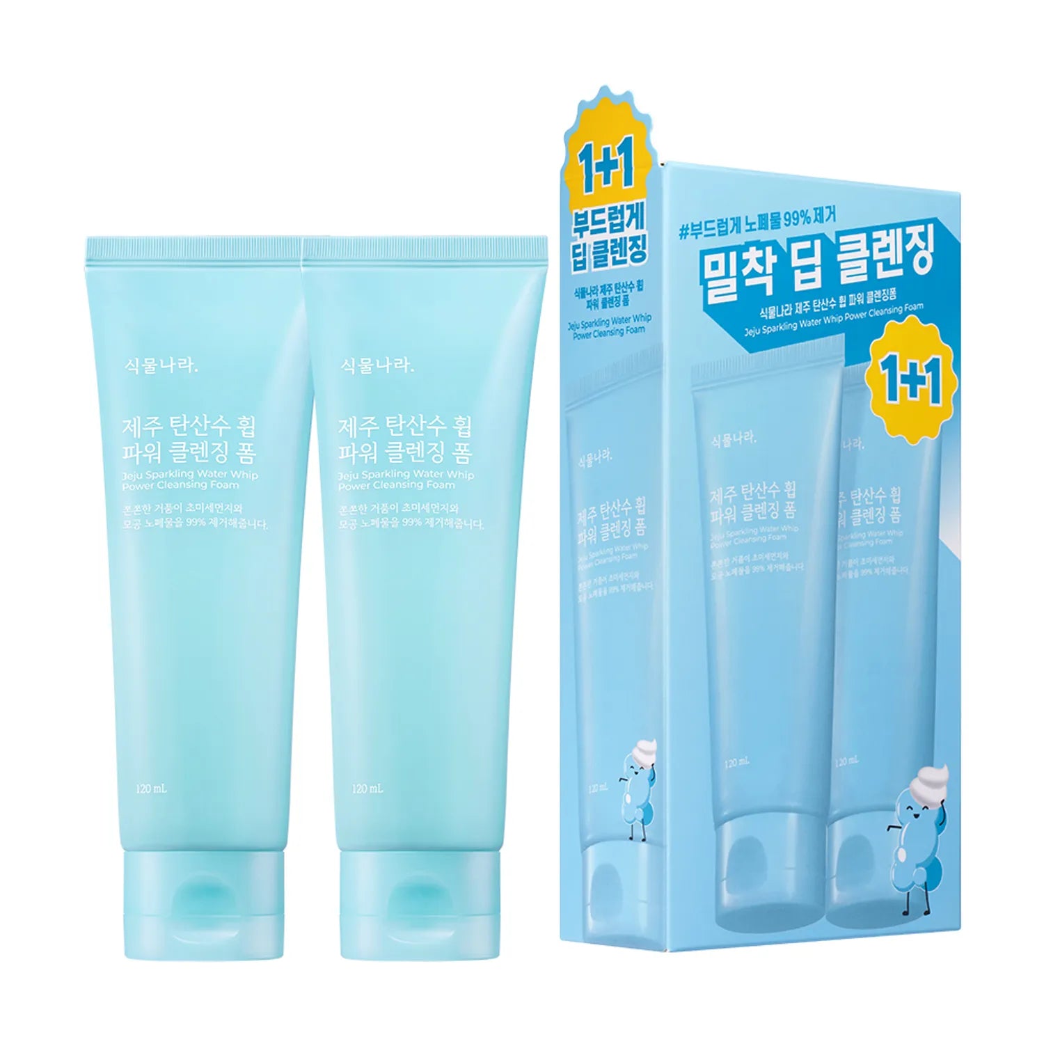 Shingmulnara Jeju Sparkling Water Whip Power Cleansing Foam 120ml