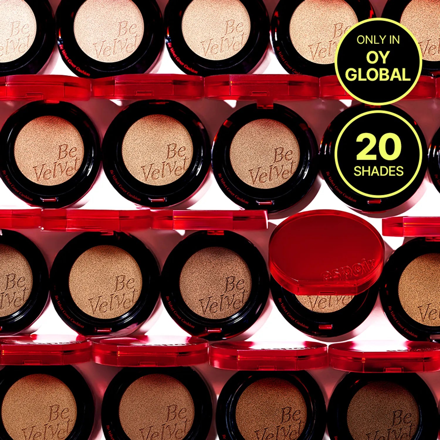 espoir Be Velvet Cover Cushion (Non SPF) (12 Colors)