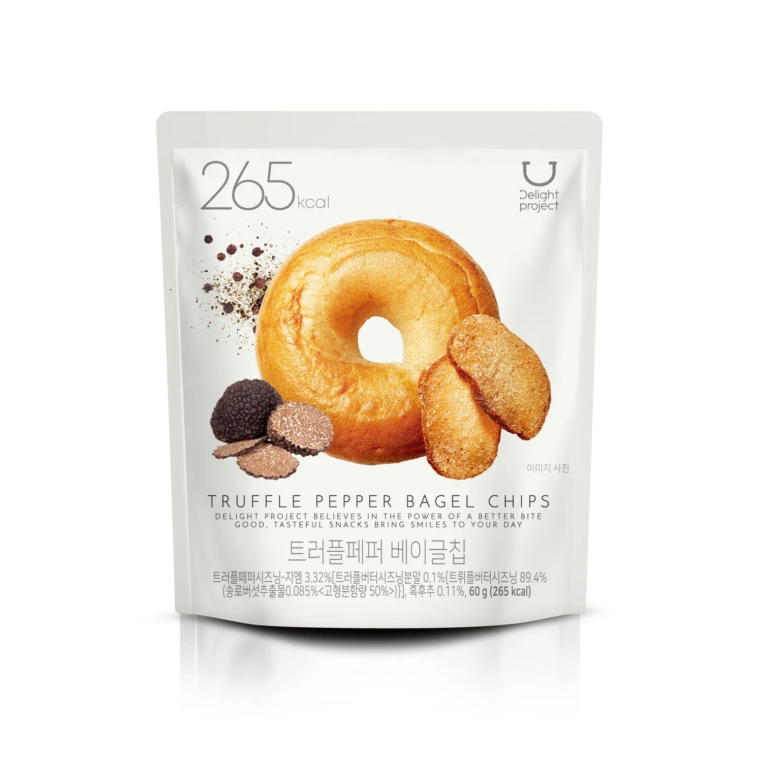 DELIGHT PROJECT Truffle Pepper Bagel Chips 60g